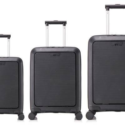 Fuhao 3-Piece Hardshell Spinner Luggage Set with TSA Lock - PP-07-1