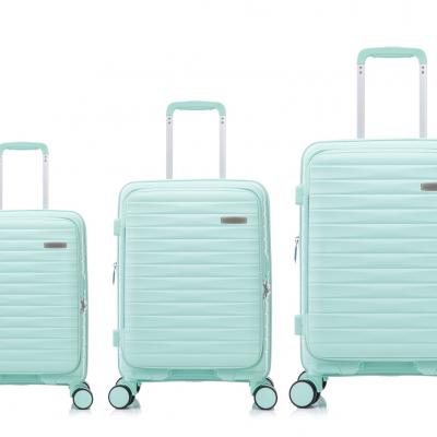 Fuhao 3-Piece Hardshell Spinner Luggage Set with TSA Lock - PP-09